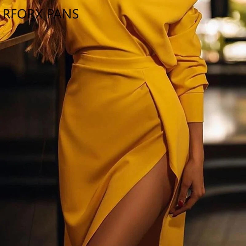 Golden Hour Luxe Wrap Dress