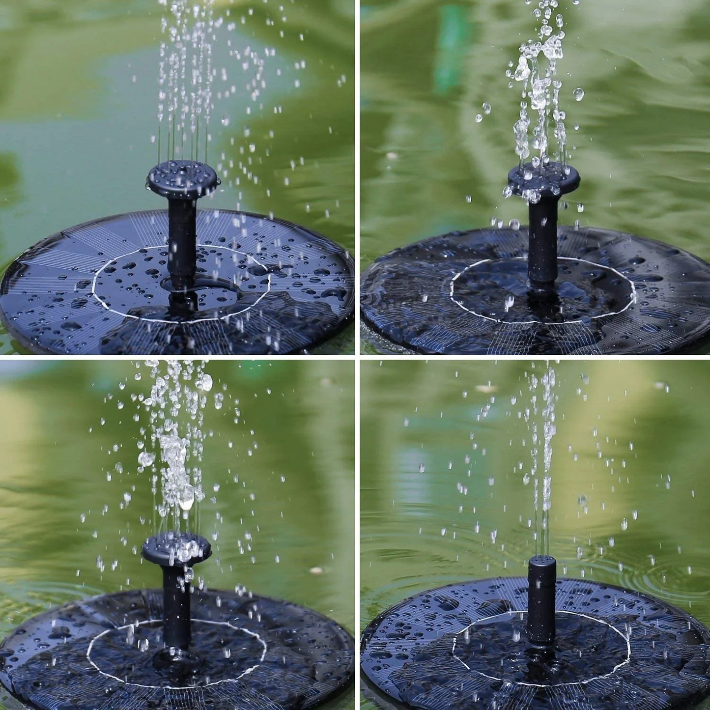 Mini Solar Water Fountain Pool Pond - Ideal for Small Pools,Ponds and Gardens