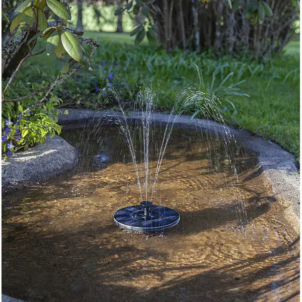 Mini Solar Water Fountain Pool Pond - Ideal for Small Pools,Ponds and Gardens