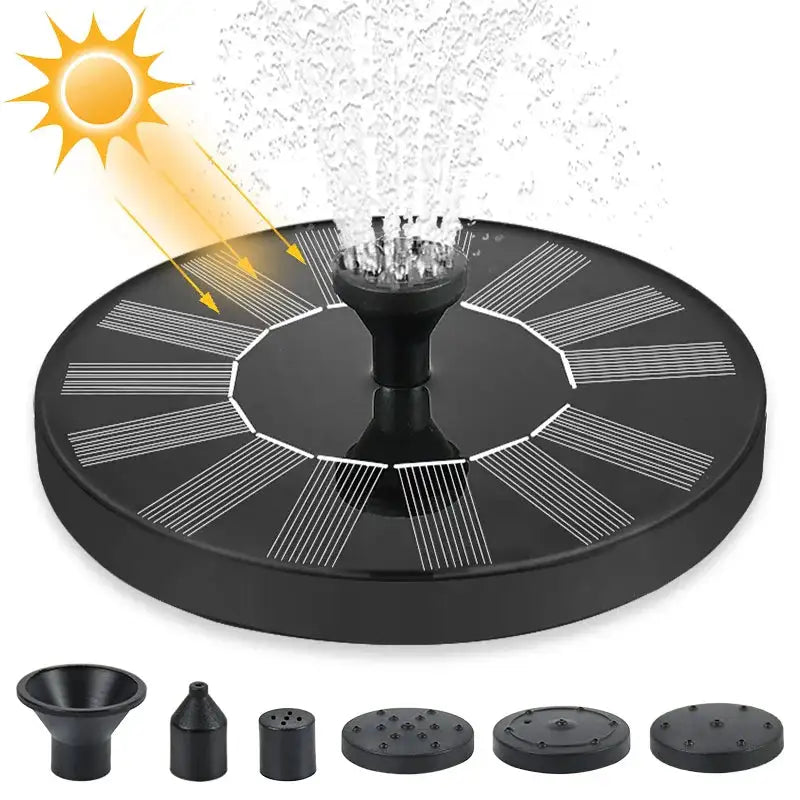 Mini Solar Water Fountain Pool Pond - Ideal for Small Pools,Ponds and Gardens